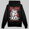 Jordan 4 Toro Bravo DopeSkill Hoodie Sweatshirt Real Lover Graphic Streetwear - Black