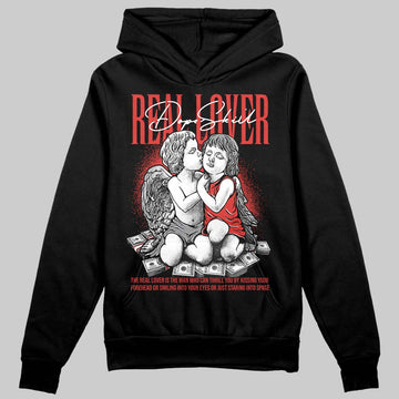Jordan 4 Toro Bravo DopeSkill Hoodie Sweatshirt Real Lover Graphic Streetwear - Black
