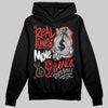 Jordan 4 Toro Bravo DopeSkill Hoodie Sweatshirt Real Ones Move In Silence Graphic Streetwear - Black