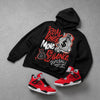 Toro Bravo 4s DopeSkill Hoodie Sweatshirt Real Ones Move In Silence Graphic