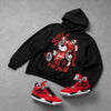 Toro Bravo 4s DopeSkill Hoodie Sweatshirt Smile Through The Pain Graphic