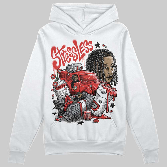 Jordan 4 Toro Bravo DopeSkill Hoodie Sweatshirt Stressless Graphic Streetwear - White