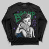 Jordan 12 Bucks DopeSkill Long Sleeve T-Shirt Boss Up Graphic Streetwear - Black