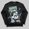Jordan 12 Bucks DopeSkill Long Sleeve T-Shirt Certified Lover Graphic Streetwear - Black