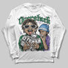 Jordan 12 Bucks DopeSkill Long Sleeve T-Shirt Overstack Graphic Streetwear - White