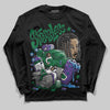 Jordan 12 Bucks DopeSkill Long Sleeve T-Shirt Stressless Graphic Streetwear - Black