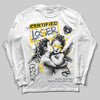 Jordan 4 Tour Yellow DopeSkill Long Sleeve T-Shirt Certified Lover Graphic Streetwear - White