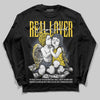 Jordan 4 Tour Yellow DopeSkill Long Sleeve T-Shirt Real Lover Graphic Streetwear - Black