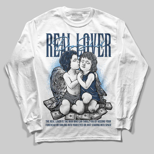 Jordan 13 Flint DopeSkill Long Sleeve T-Shirt Real Lover Graphic Streetwear - White