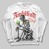 Jordan 5 Retro OG "Halloween" DopeSkill Long Sleeve T-Shirt Ambition Graphic Streetwear - White
