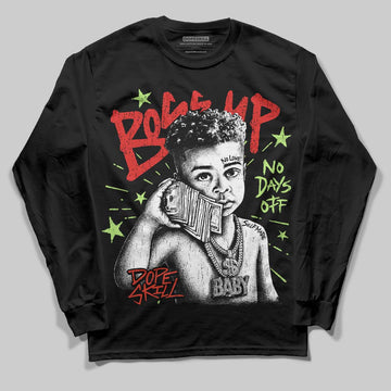 Jordan 5 Retro OG "Halloween" DopeSkill Long Sleeve T-Shirt Boss Up Graphic Streetwear - Black