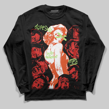Jordan 5 Retro OG "Halloween" DopeSkill Long Sleeve T-Shirt Built Different Graphic Streetwear - Black
