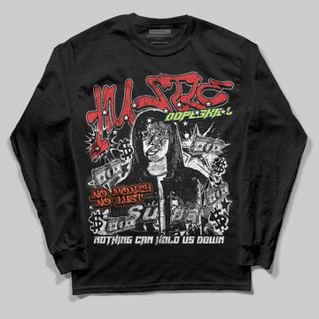 Jordan 5 Retro OG "Halloween" DopeSkill Long Sleeve T-Shirt No Money No Lust Graphic Streetwear - Black
