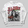 Jordan 5 Retro OG "Halloween" DopeSkill Long Sleeve T-Shirt No Money No Lust Graphic Streetwear - White