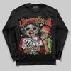 Jordan 5 Retro OG "Halloween" DopeSkill Long Sleeve T-Shirt Overstack Graphic Streetwear - Black