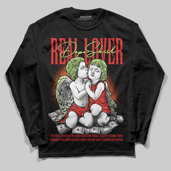 Jordan 5 Retro OG "Halloween" DopeSkill Long Sleeve T-Shirt Real Lover Graphic Streetwear - Black