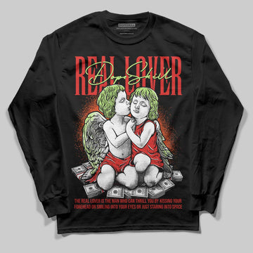 Jordan 5 Retro OG "Halloween" DopeSkill Long Sleeve T-Shirt Real Lover Graphic Streetwear - Black