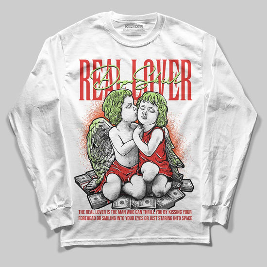 Jordan 5 Retro OG "Halloween" DopeSkill Long Sleeve T-Shirt Real Lover Graphic Streetwear - White