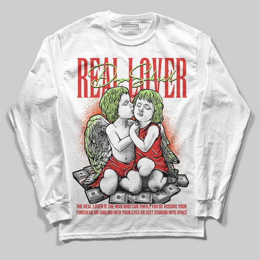 Jordan 5 Retro OG "Halloween" DopeSkill Long Sleeve T-Shirt Real Lover Graphic Streetwear - White