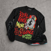 Halloween 5s DopeSkill Long Sleeve T-Shirt Real Ones Move In Silence Graphic