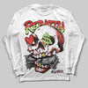 Jordan 5 Retro OG "Halloween" DopeSkill Long Sleeve T-Shirt Rebirth Graphic Streetwear - WHite