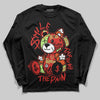 Jordan 5 Retro OG "Halloween" DopeSkill Long Sleeve T-Shirt Smile Through The Pain Graphic Streetwear - Black