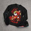 Halloween 5s DopeSkill Long Sleeve T-Shirt Smile Through The Pain Graphic