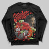 Jordan 5 Retro OG "Halloween" DopeSkill Long Sleeve T-Shirt Stressless Graphic Streetwear - Black