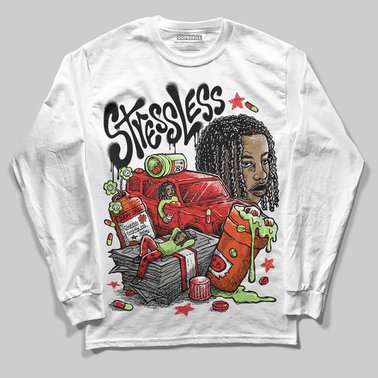 Jordan 5 Retro OG "Halloween" DopeSkill Long Sleeve T-Shirt Stressless Graphic Streetwear - White