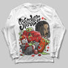 Jordan 5 Retro OG "Halloween" DopeSkill Long Sleeve T-Shirt Stressless Graphic Streetwear - White