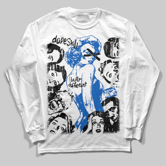 Jordan 11 "Space Jam" (2026) DopeSkill Long Sleeve T-Shirt Built Different Graphic Streetwear - White