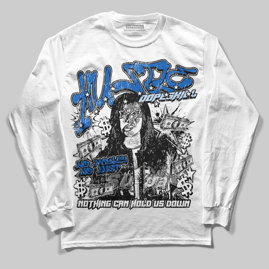 Jordan 11 "Space Jam" (2026) DopeSkill Long Sleeve T-Shirt No Money No Lust Graphic Streetwear - White