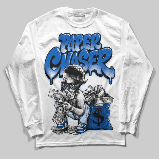 Jordan 11 "Space Jam" (2026) DopeSkill Long Sleeve T-Shirt Paper Chaser Boy Graphic Streetwear - White