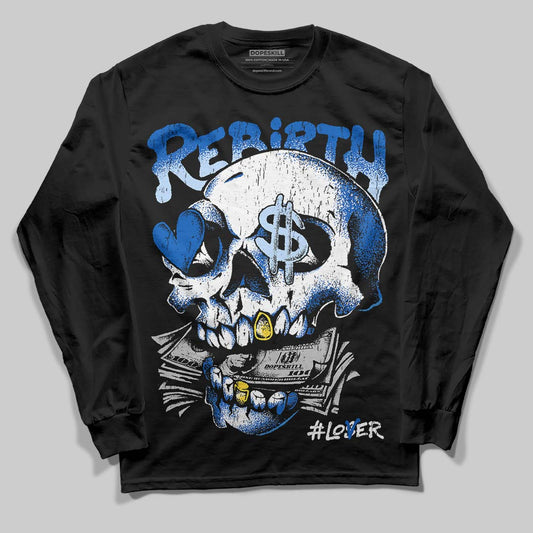 Jordan 11 "Space Jam" (2026) DopeSkill Long Sleeve T-Shirt Rebirth Graphic Streetwear - Black