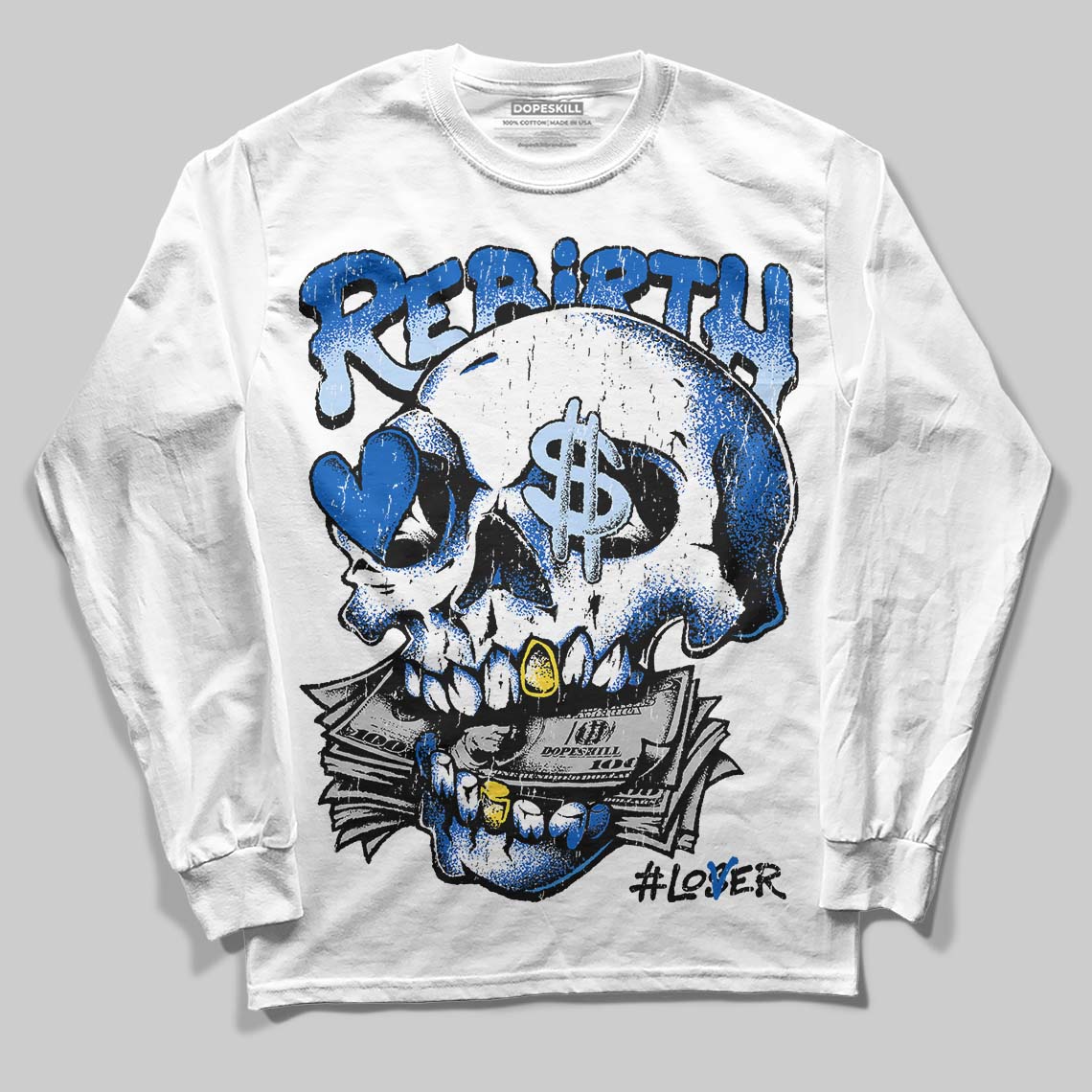 Jordan 11 "Space Jam" (2026) DopeSkill Long Sleeve T-Shirt Rebirth Graphic Streetwear - White 