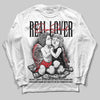 Jordan 9 Space Jam DopeSkill Long Sleeve T-Shirt Real Lover Graphic Streetwear - White