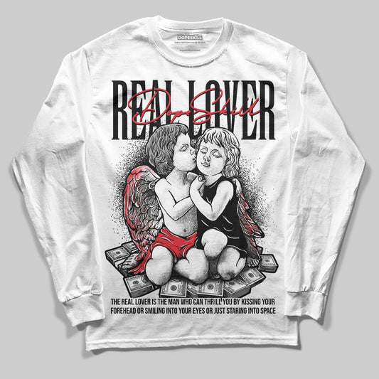 Jordan 9 Space Jam DopeSkill Long Sleeve T-Shirt Real Lover Graphic Streetwear - White