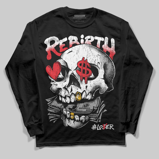 Jordan 9 Space Jam DopeSkill Long Sleeve T-Shirt Rebirth Graphic Streetwear - Black