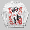 Jordan 4 Toro Bravo DopeSkill Long Sleeve T-Shirt Built Different Graphic Streetwear - White