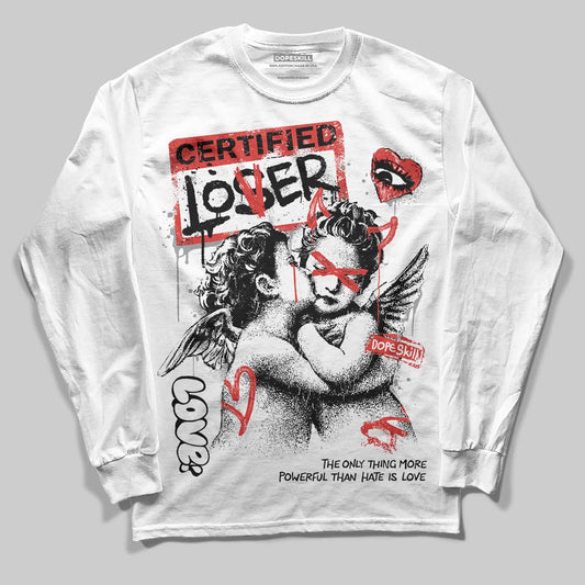 Jordan 4 Toro Bravo DopeSkill Long Sleeve T-Shirt Certified Lover Graphic Streetwear - White