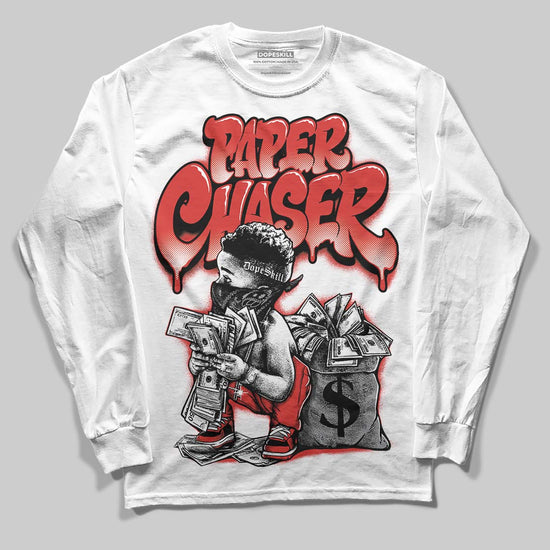 Jordan 4 Toro Bravo DopeSkill Long Sleeve T-Shirt Paper Chaser Boy Graphic Streetwear - White