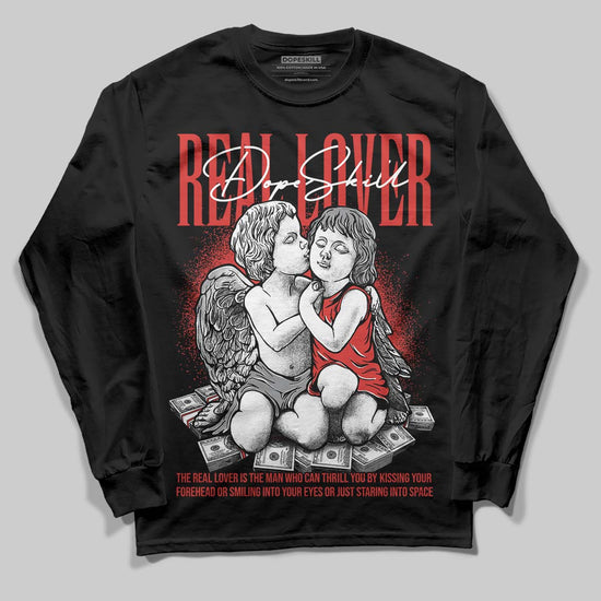Jordan 4 Toro Bravo DopeSkill Long Sleeve T-Shirt Real Lover Graphic Streetwear - Black