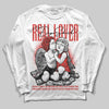 Jordan 4 Toro Bravo DopeSkill Long Sleeve T-Shirt Real Lover Graphic Streetwear - White