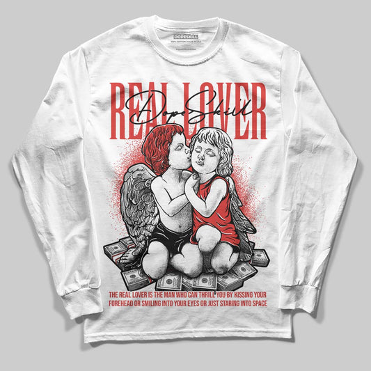 Jordan 4 Toro Bravo DopeSkill Long Sleeve T-Shirt Real Lover Graphic Streetwear - White