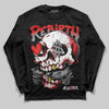Jordan 4 Toro Bravo DopeSkill Long Sleeve T-Shirt Rebirth Graphic Streetwear - Black