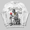 Jordan 4 Bred DopeSkill Long Sleeve T-shirt Ambition Graphic Streetwear - White
