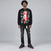 Bred 4s DopeSkill Long Sleeve T-Shirt Built Different Graphic