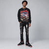 Bred 4s DopeSkill Long Sleeve T-Shirt Money Flies Graphic