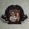 Bred 4s DopeSkill Long Sleeve T-Shirt Overstack Graphic