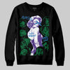 Jordan 12 Bucks DopeSkill Sweatshirt Boss Up Graphic Streetwear - Black